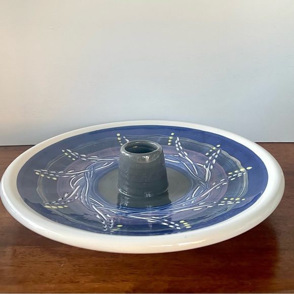 The Original Ikebana Server “Bird Works” Ceramic Flower Vase Display Plate Bowl - Picture 2 of 7